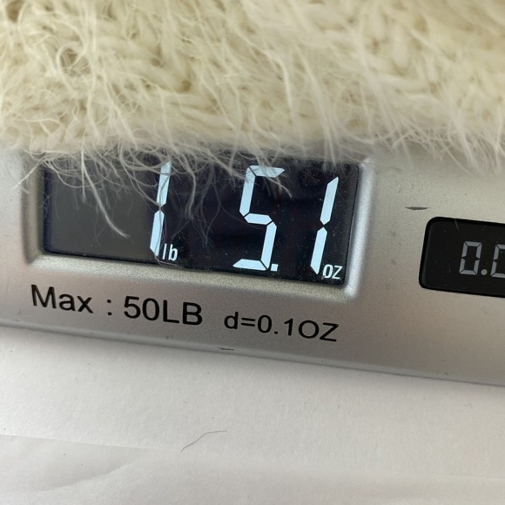 Sleeping on Snow Anthropologie Sweater Dress XS Grey Cream Eyelash Wool Alpaca - Picture 8 of 9